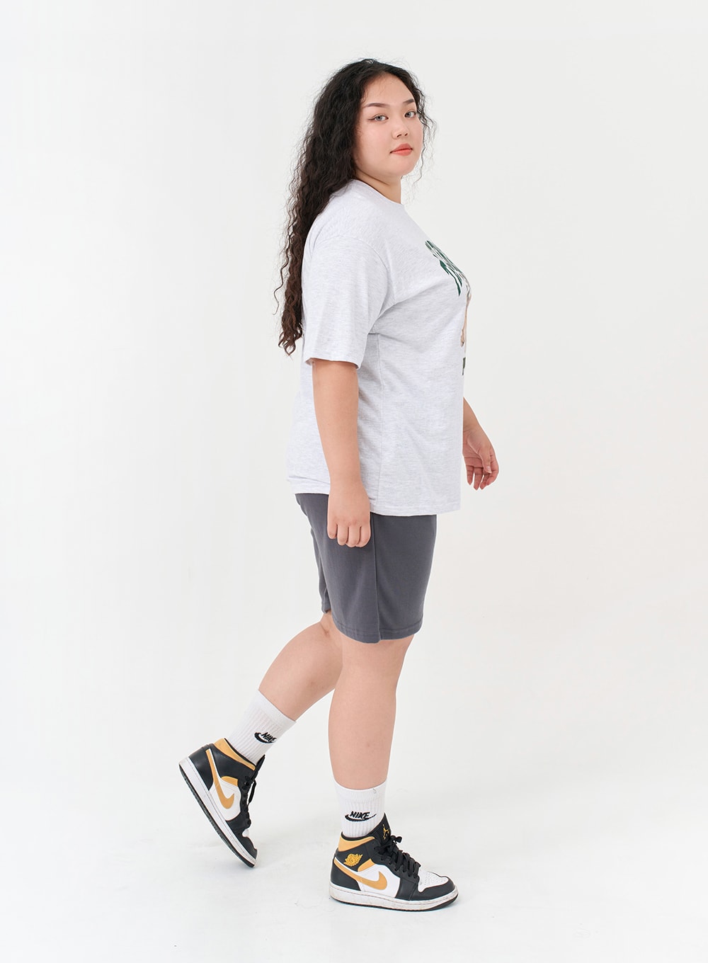 Plus Basic Bending Half Pants IG09