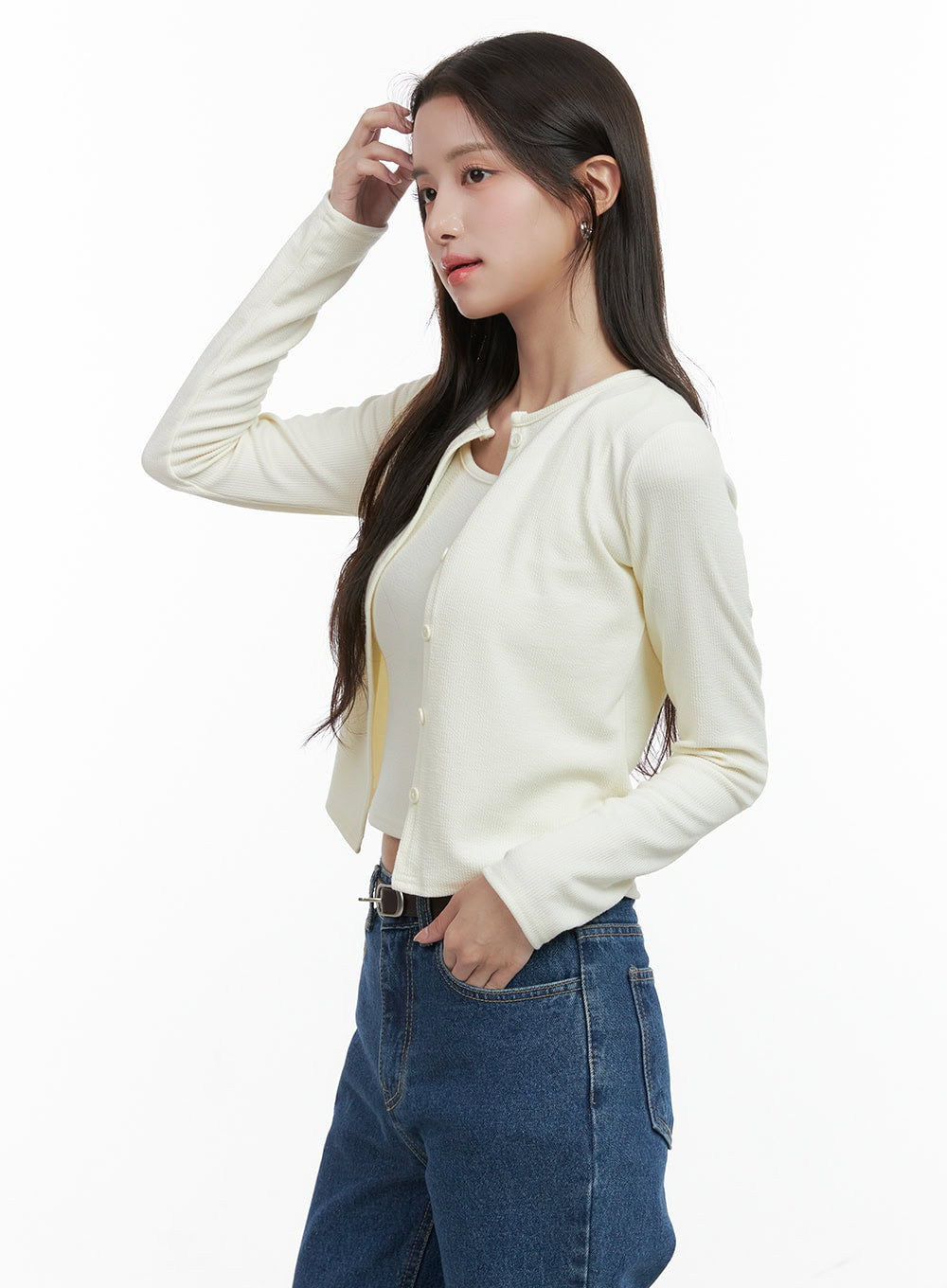 Cotton Cardigan and Cami Set OG409