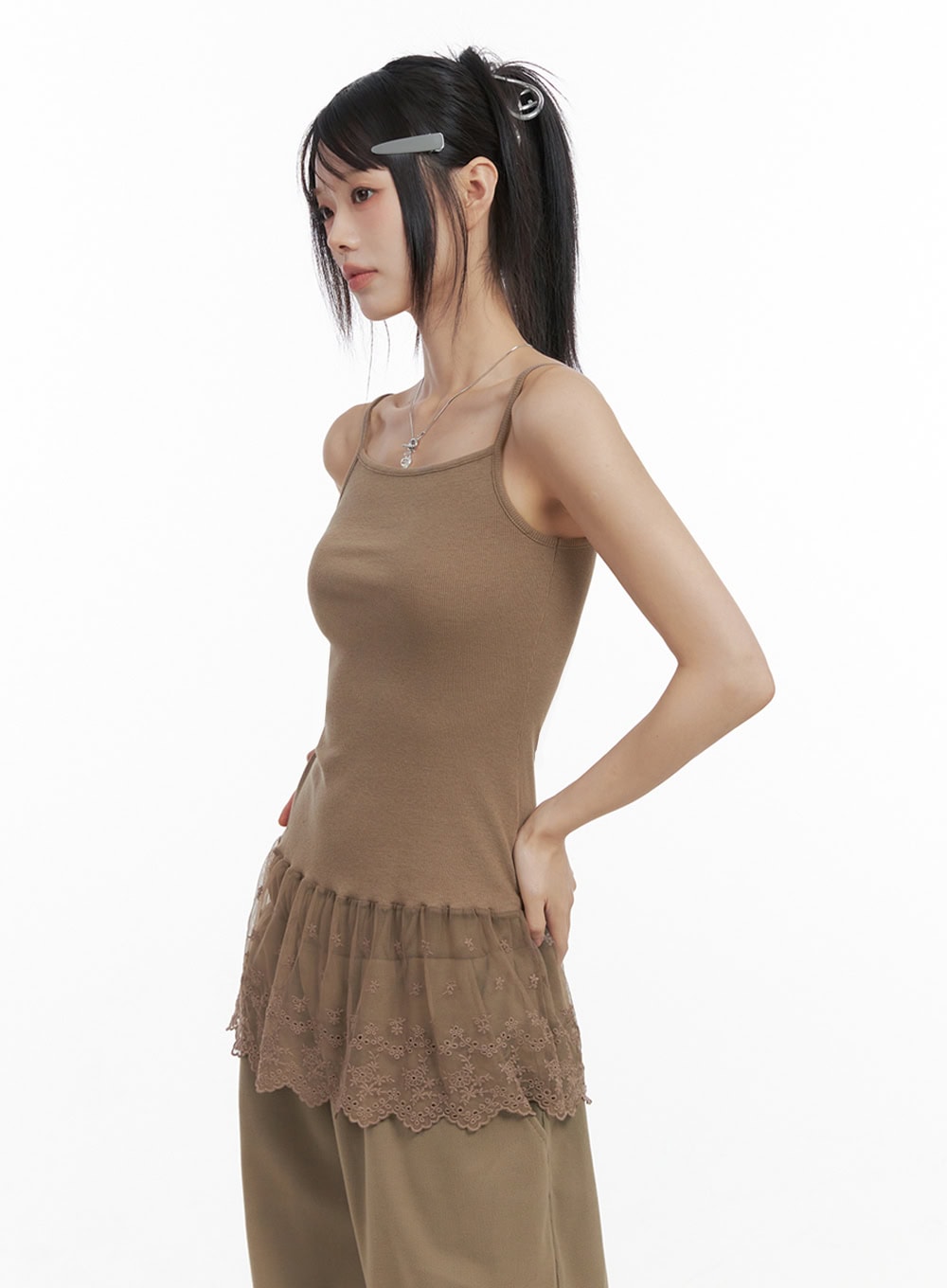 Lace Dream Sleeveless Top IO430