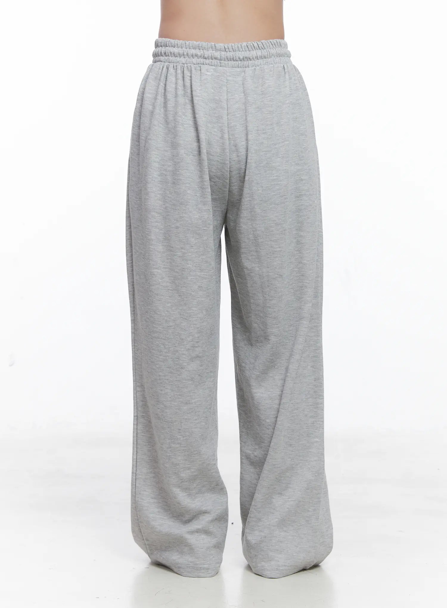 Pintuck Wide-Leg Sweatpants CS519