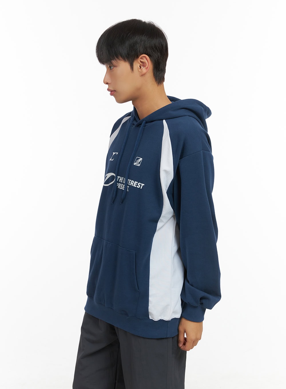 Men's Trendy Loose Fit Graphic Hoodie CO408