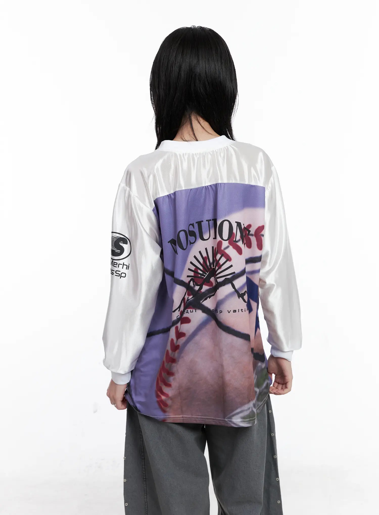 86 Oversized Graphic Long Sleeve CS526