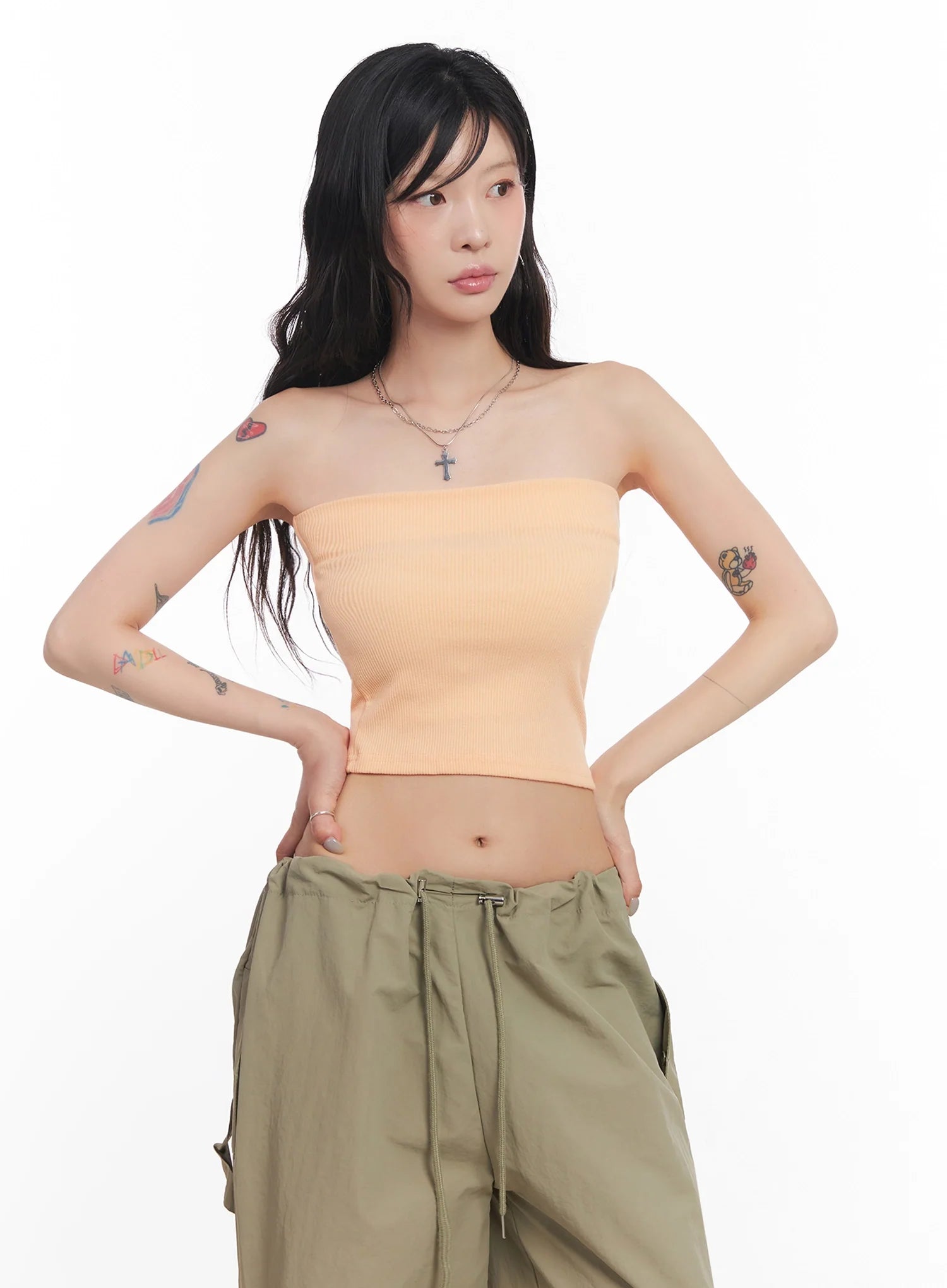 Ribbed Baby Tube Top  IC503