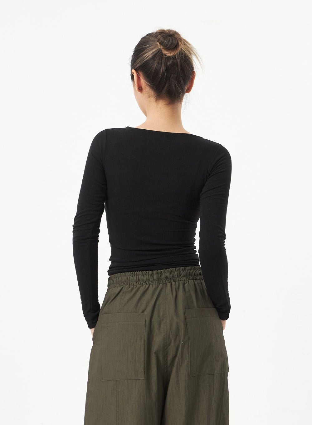 Square Neck Cropped Top CA318