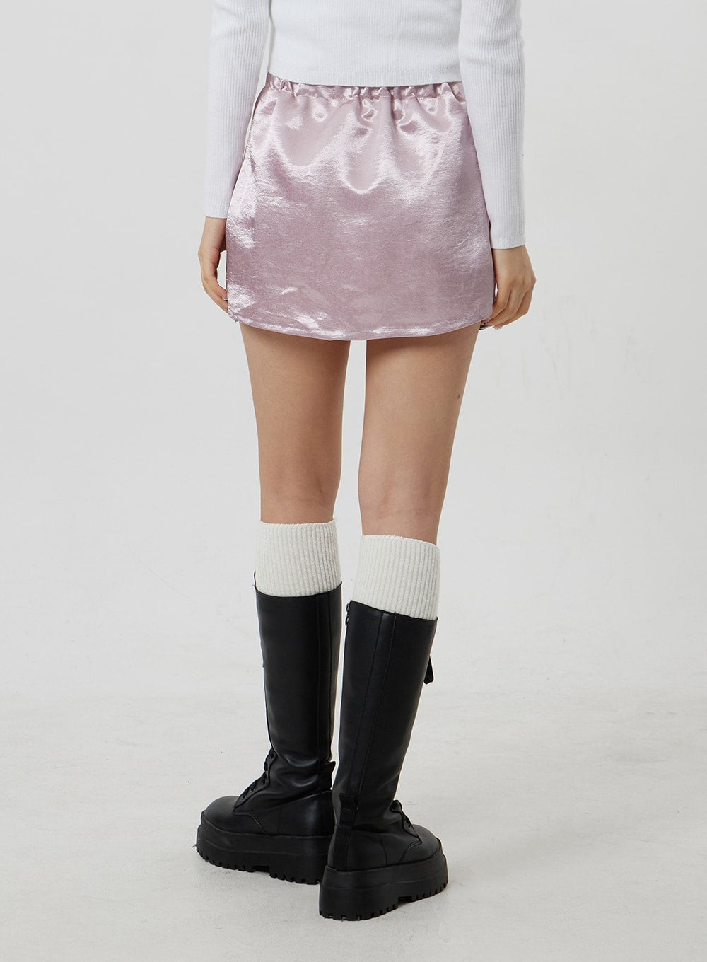 Satin Mini Skirt CJ330