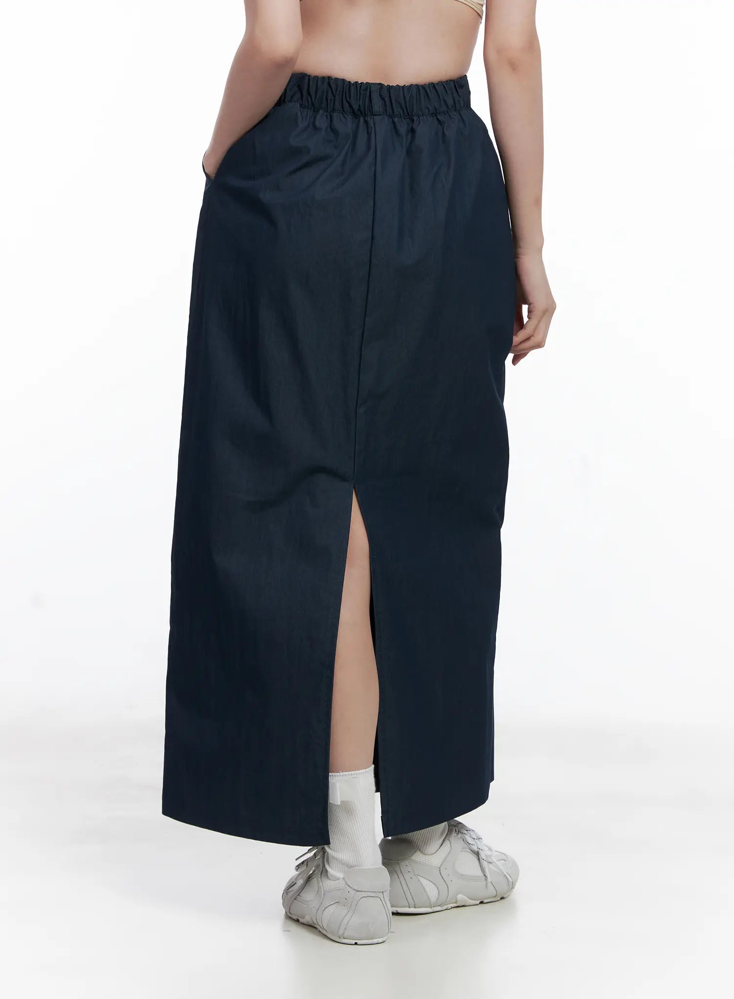 Back Slit Maxi Skirt CG521