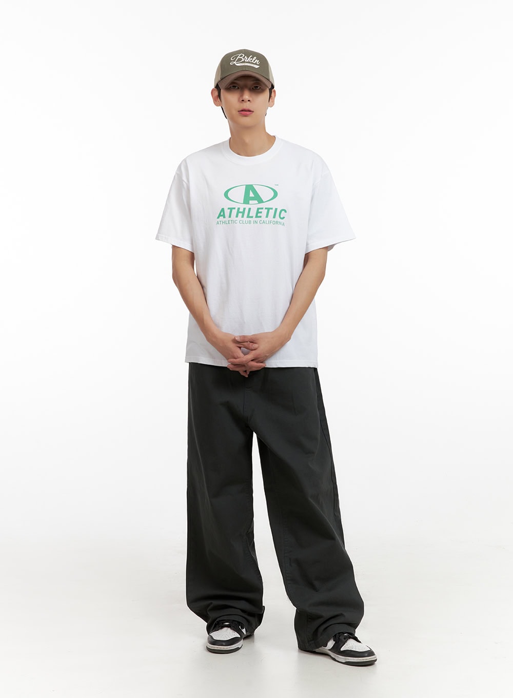 Men's Graphic Round Neck T-Shirt (White) IL404