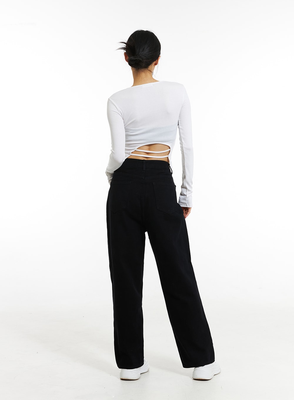 Open Back Long Sleeve Tee IN308