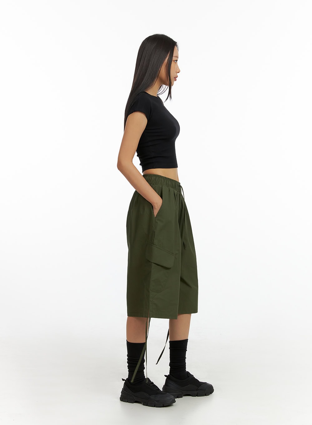 Basic Cotton Spice Crop Top IL409