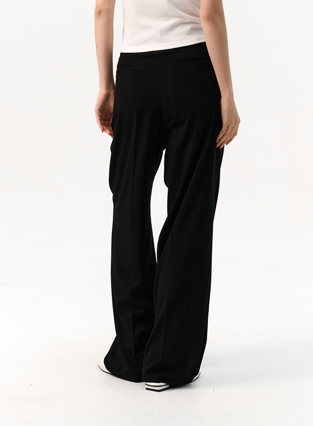 Wide-Fit Pintuck Trousers IO320