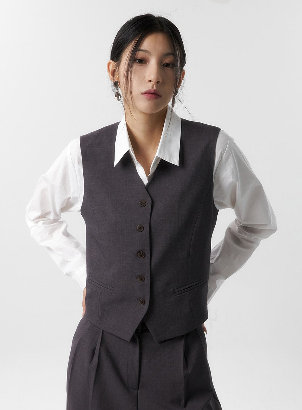 Formal Button Vest IS315