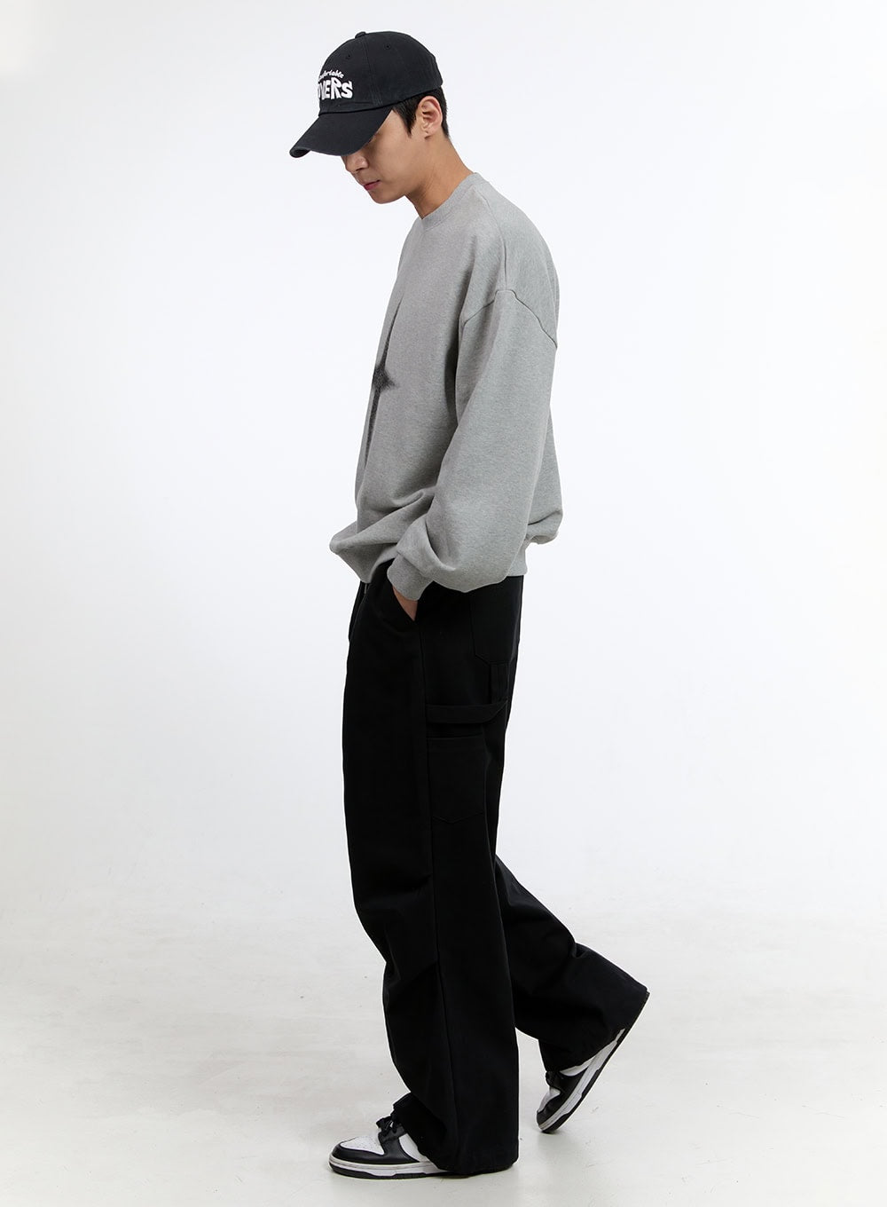 Men's Wide Fit Cotton Pants IG428
