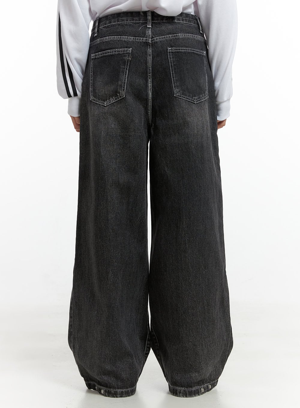 Men's Wide Leg Fit Denim Jeans IO417