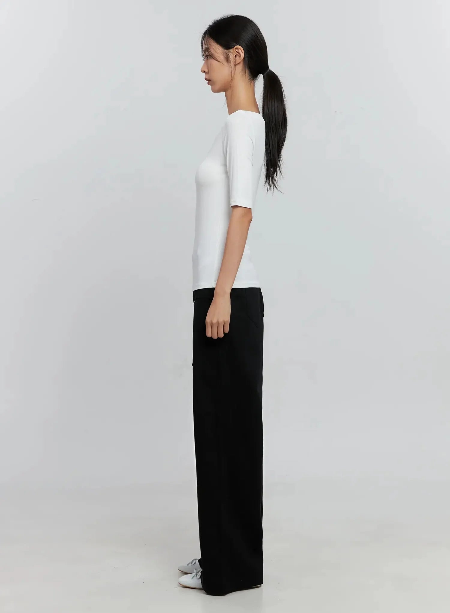 Classic Boat Neck Top IS516