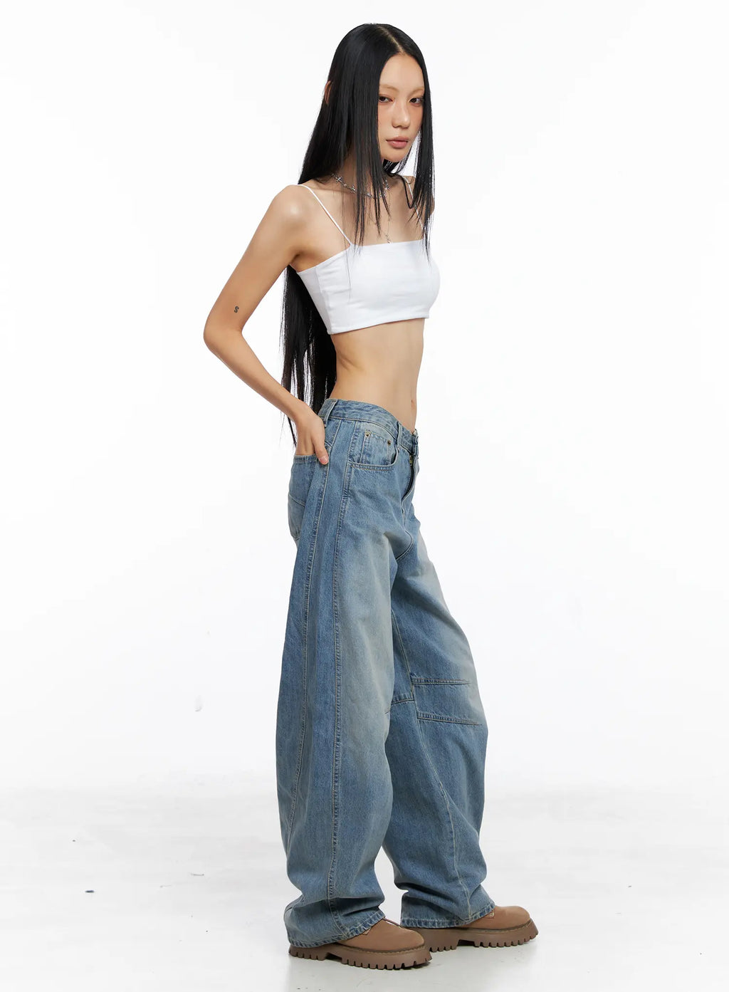 Dakota Relaxed Fit Vintage Wash Jeans CS511