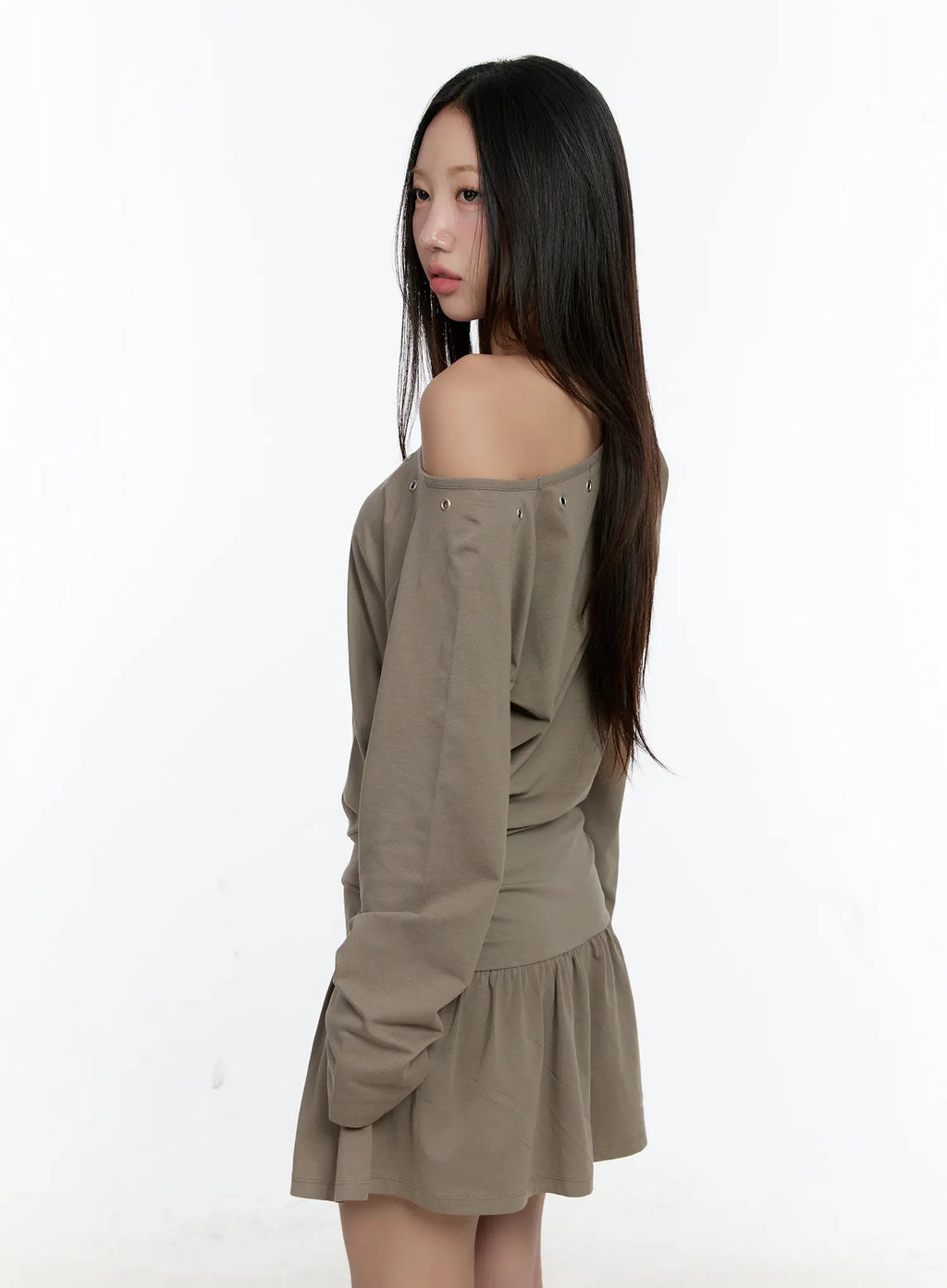 Studded Off-Shoulder Mini Dress CS517