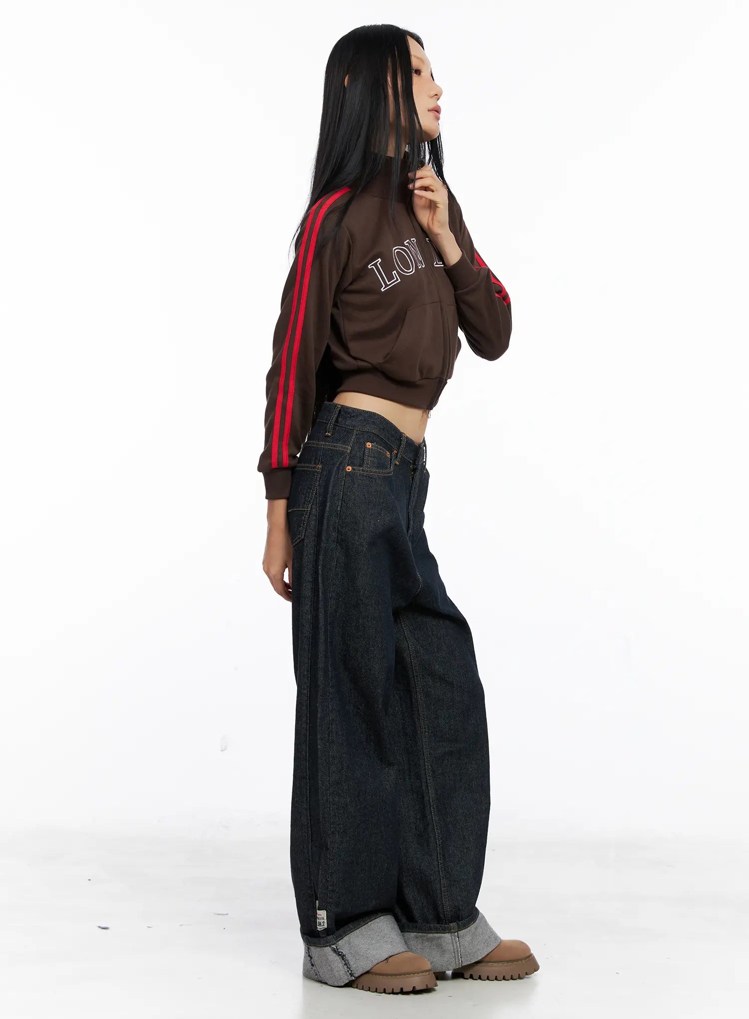 Oakley Cuffed Wide-Leg Jeans CS511