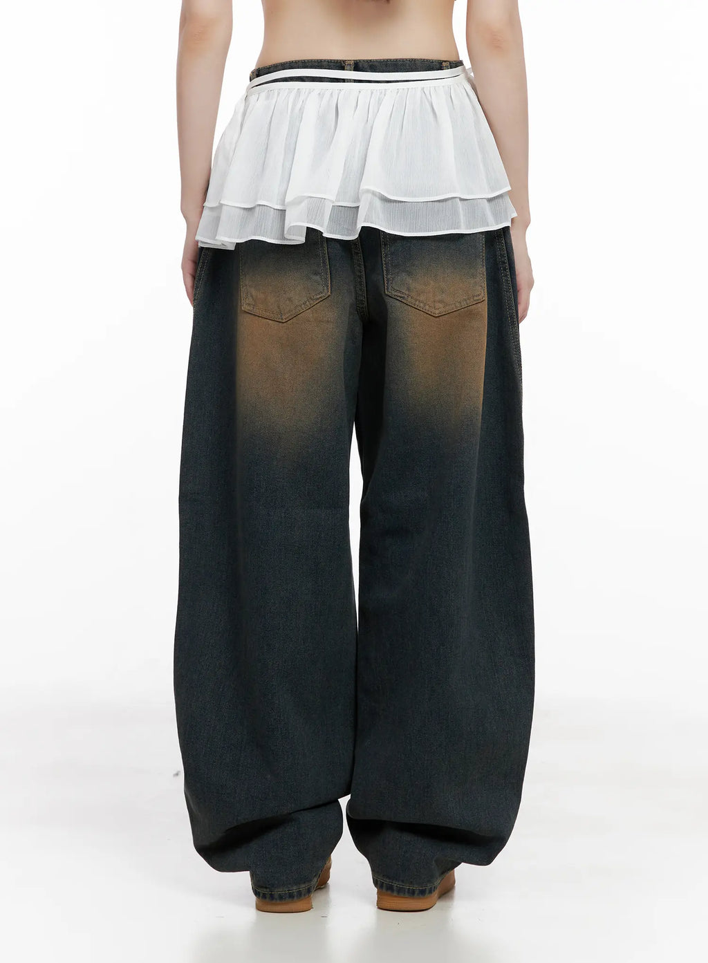 Ruffle Layered Mini Skirt CG519