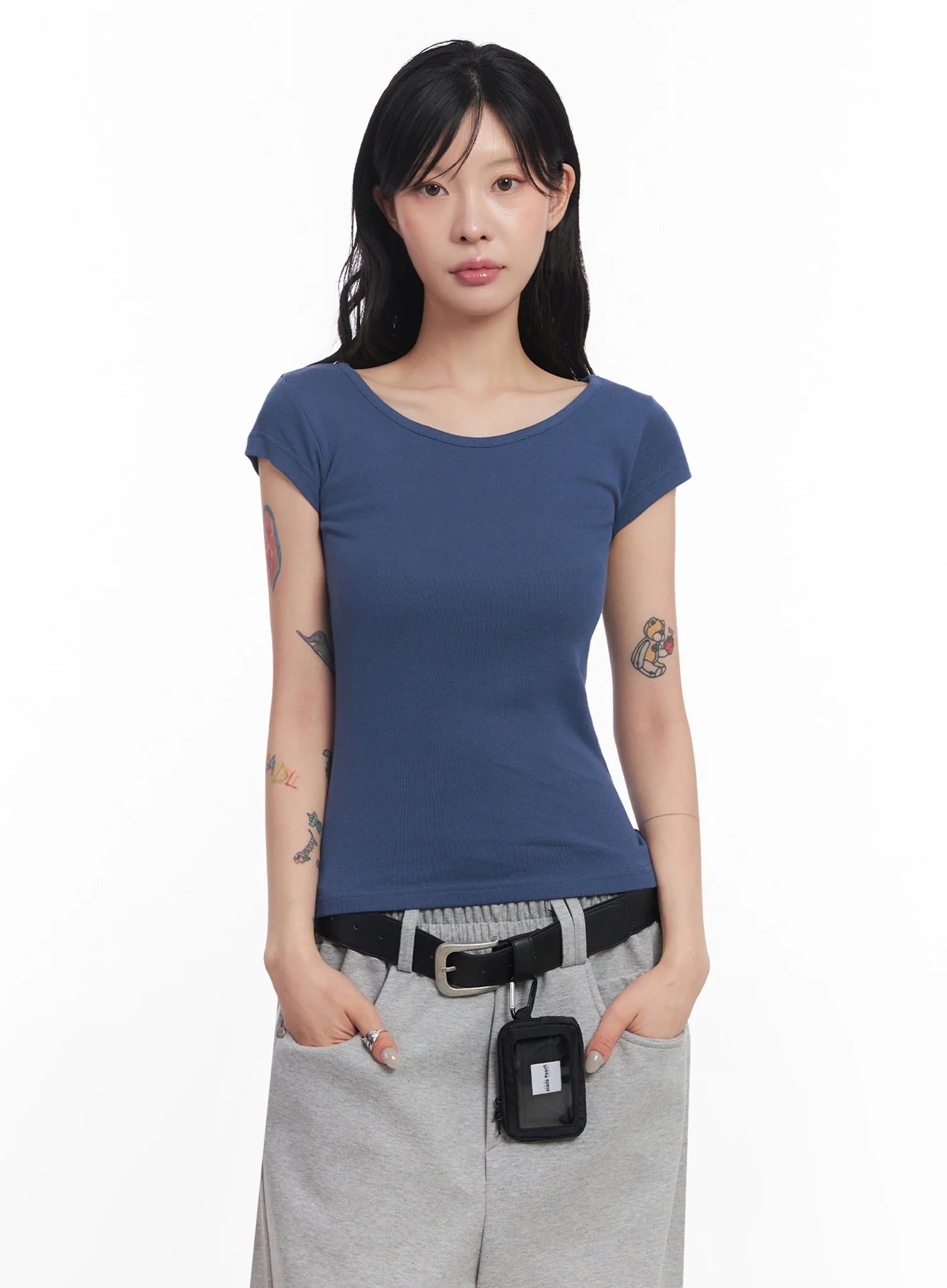 Cap-Sleeve T-Shirt IC503