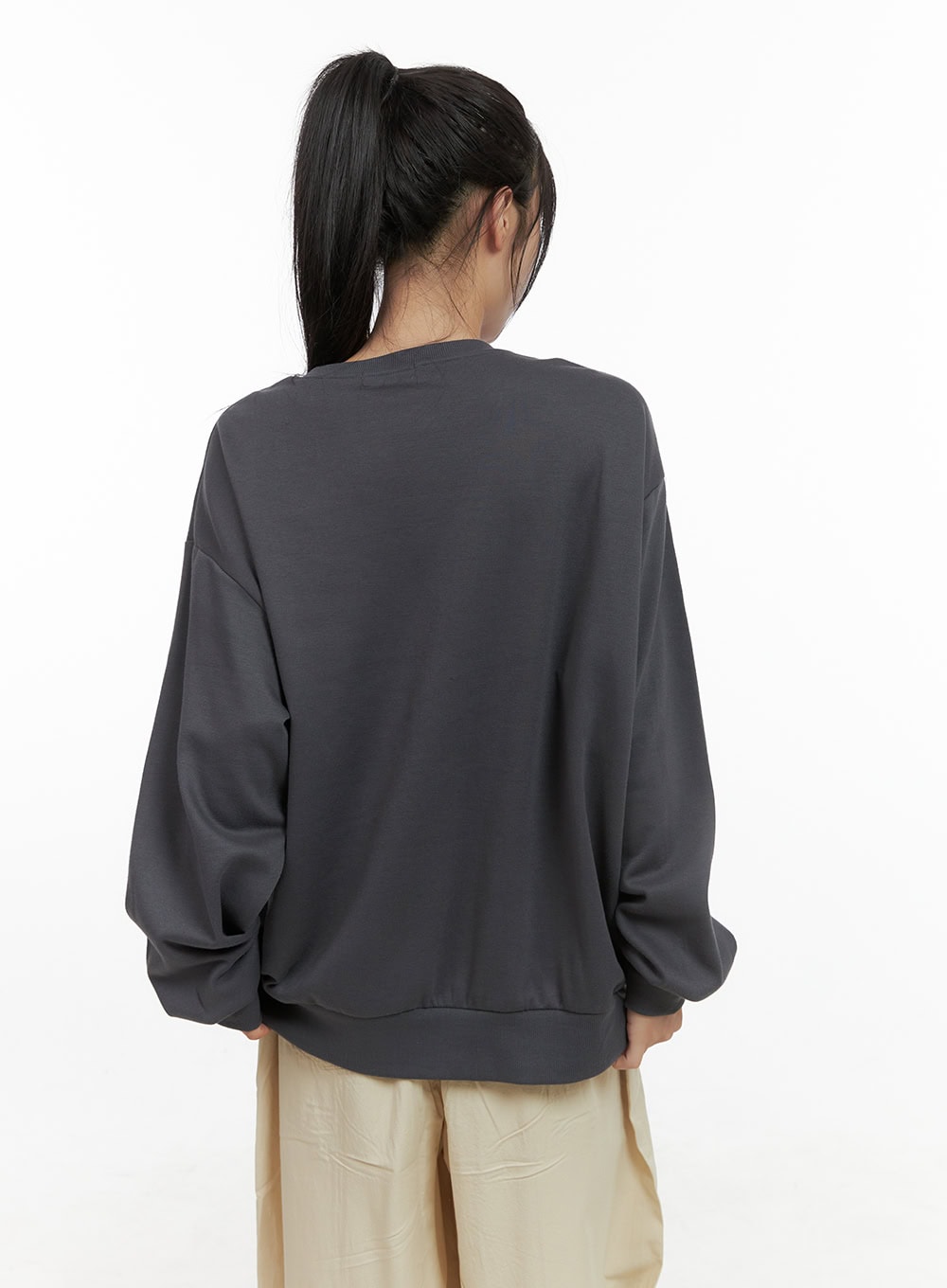 Lettering Oversized Sweatshirt CG430