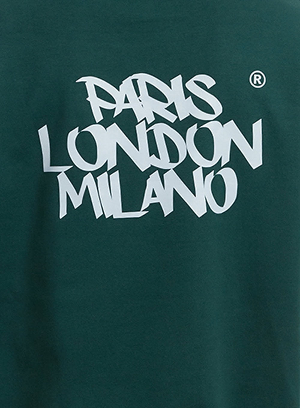 Men's Cotton Hooded Sweatshirt (Dark green) IO402