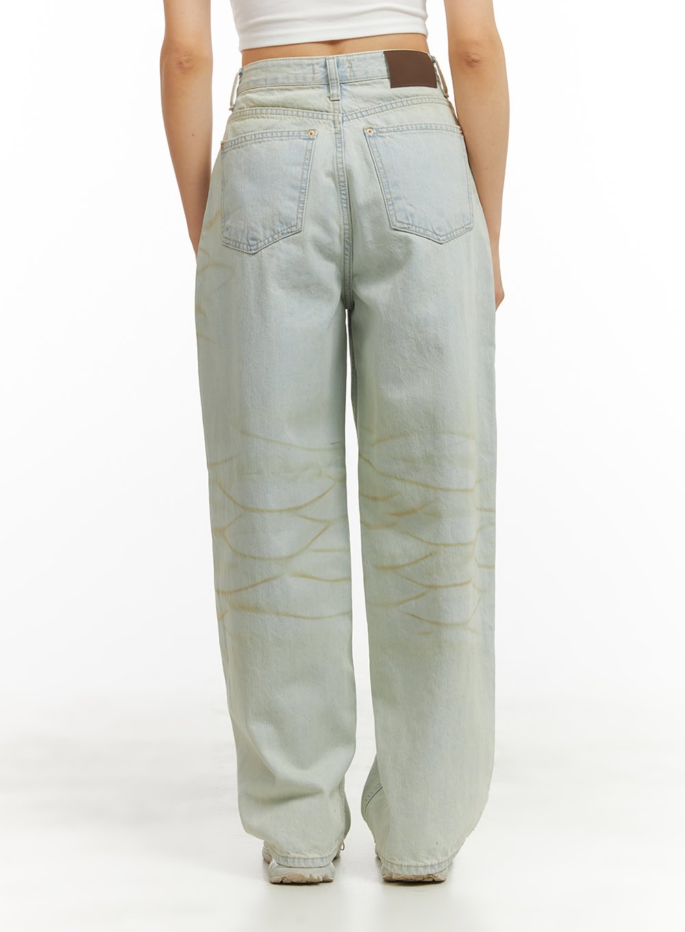 Vintage Washed Baggy Jeans CY417