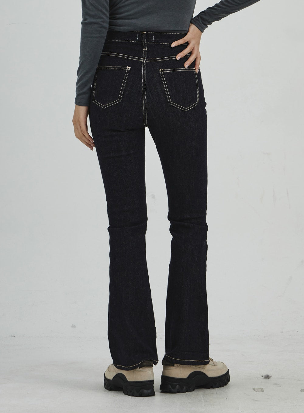 Bootcut Denim Pants CD02