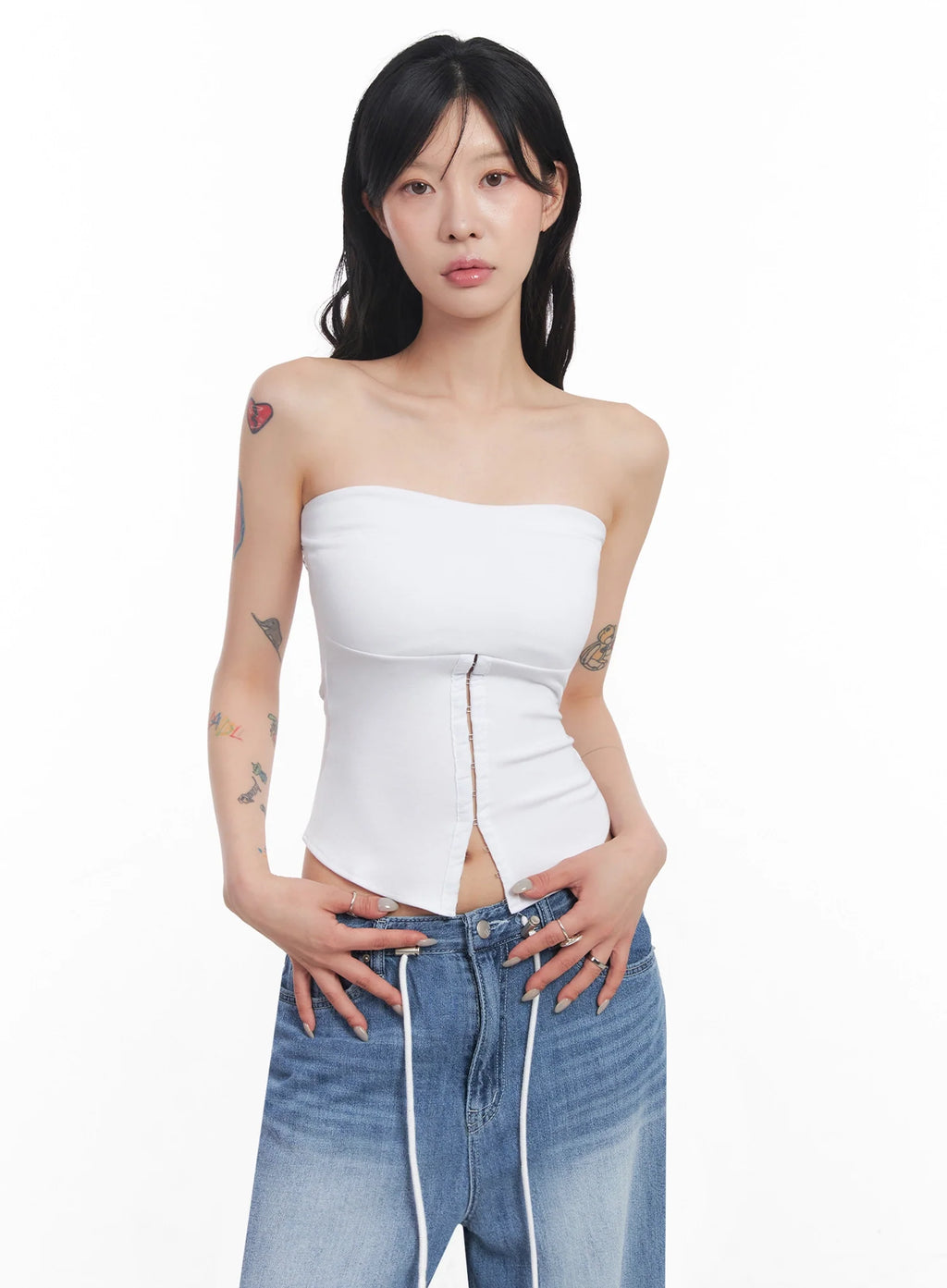 Cotton Corset Tube Top  IC503