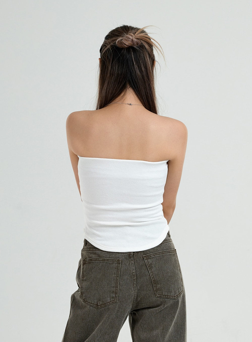Off-Shoulder Semi Crop Top CO28