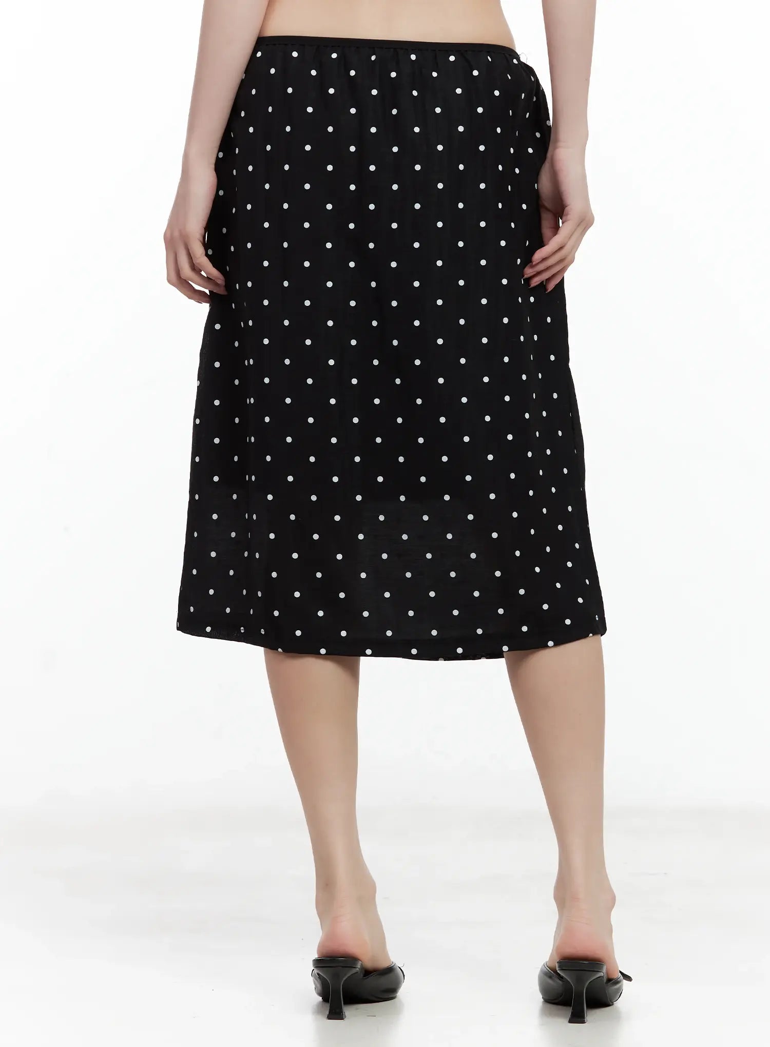 Polka Dot Midi Skirt CU530