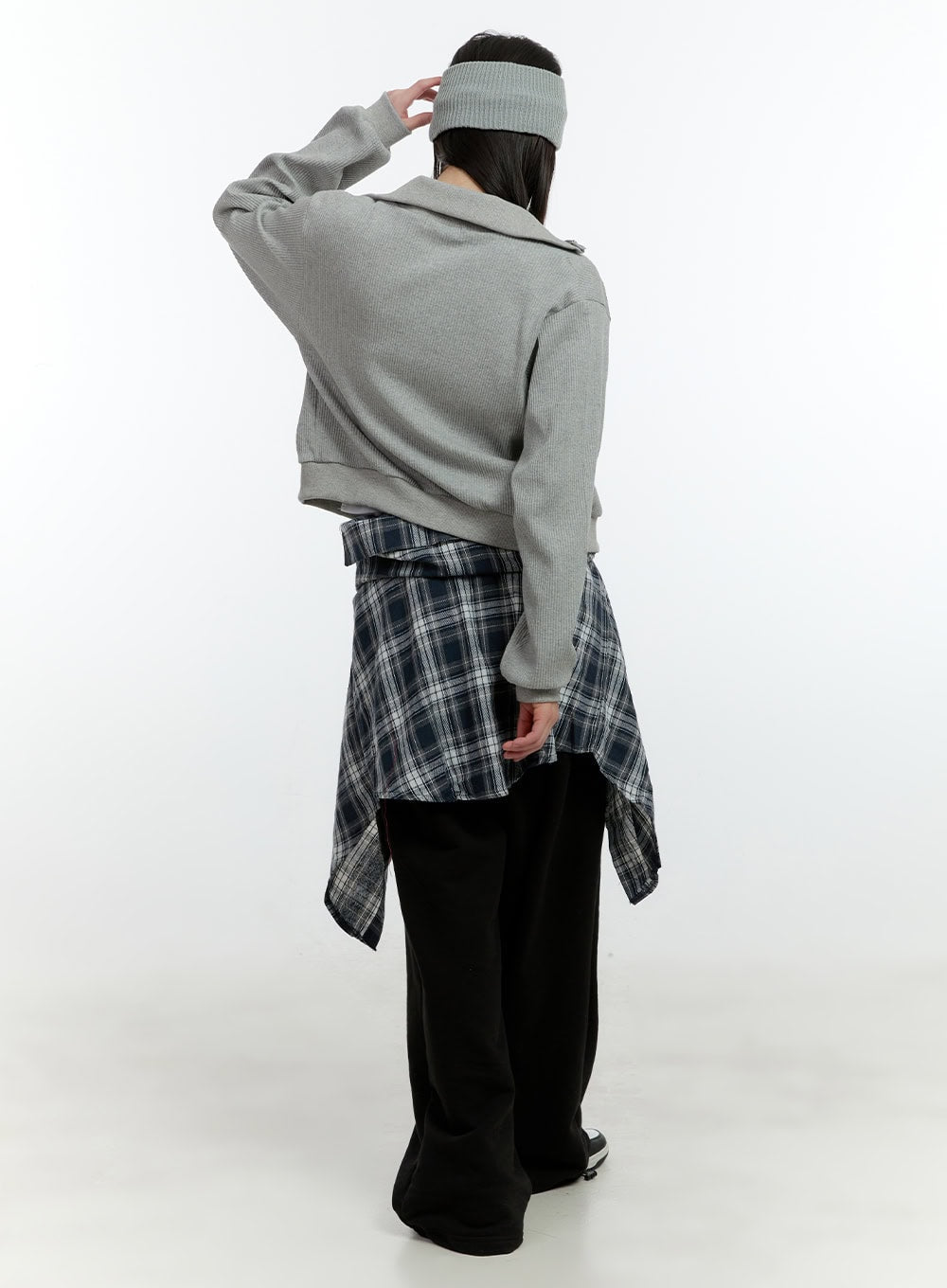 Essential Pintuck Wide-Leg Sweatpants CF507