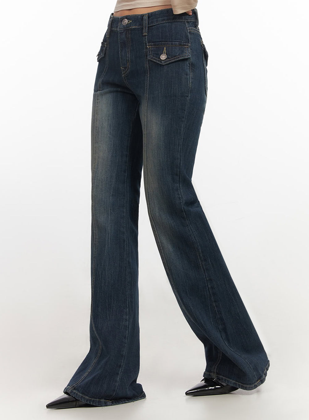 Hayley Slim-Fit Flared Jeans IF510