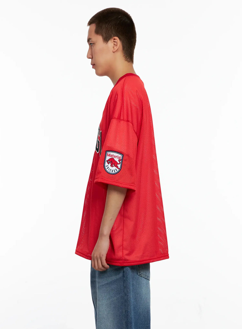 Men's Chicago Mesh V-Neck Jersey Tee IG511