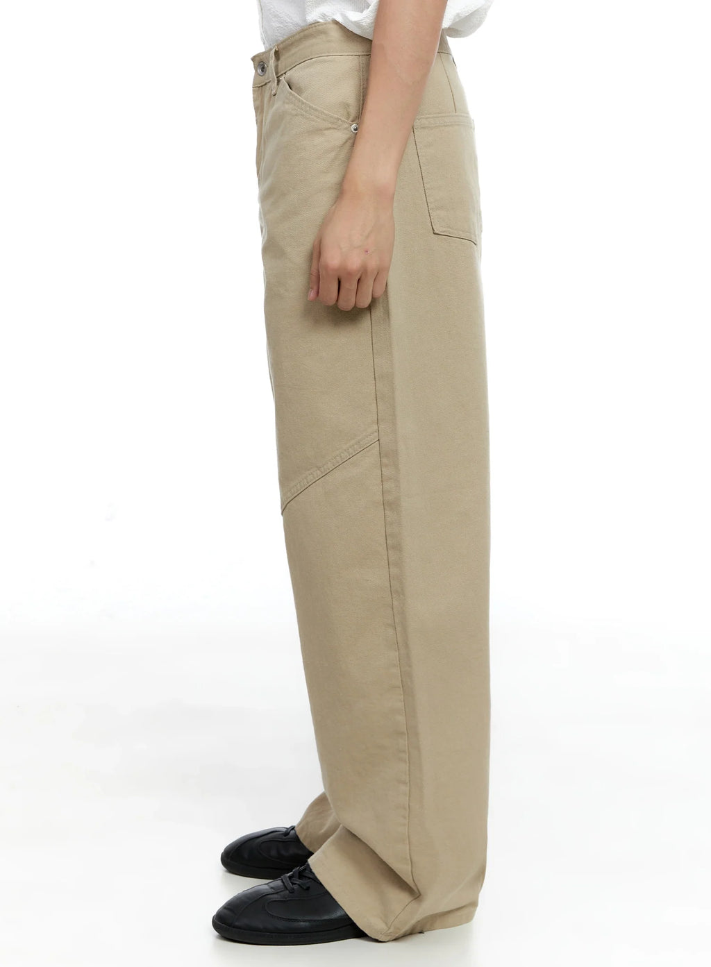 Men's Wide-Leg Cotton Pants IG520