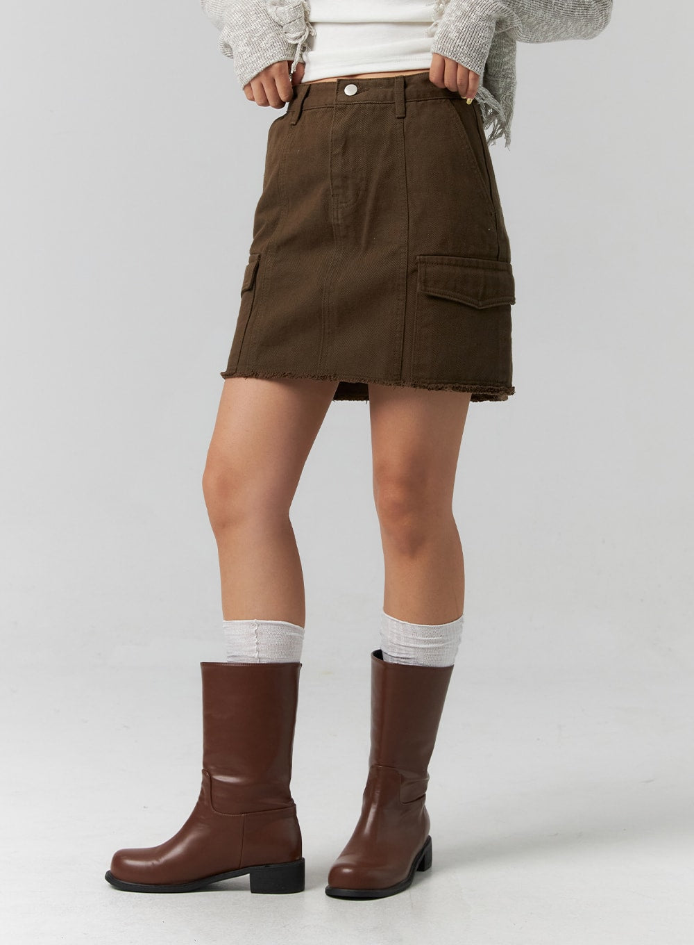 Cargo Mini Skirt CS318