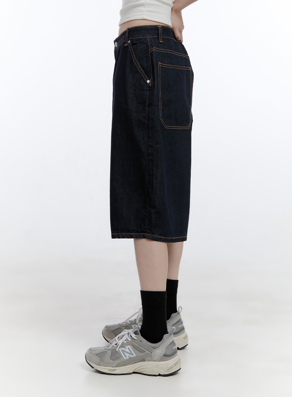 Dora Stitched Baggy Jorts CG413