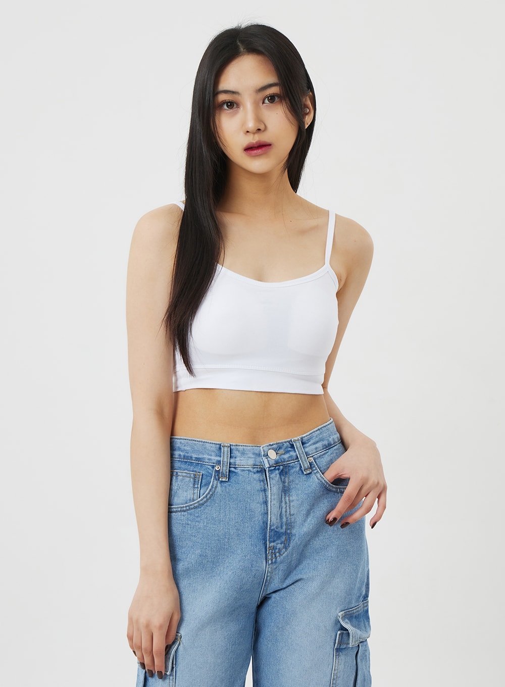 Sleeveless Cropped Top BF323