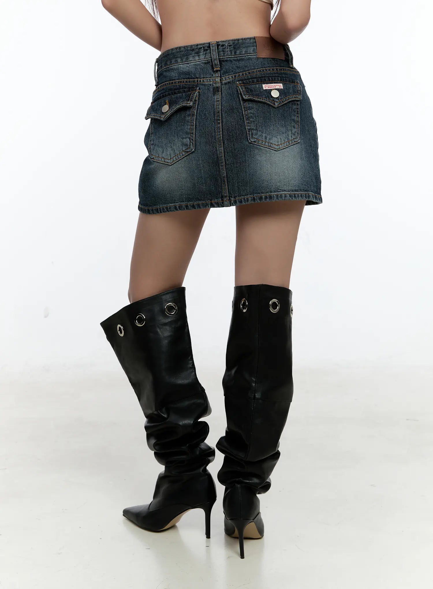 Classic Denim Mini Skirt CS517