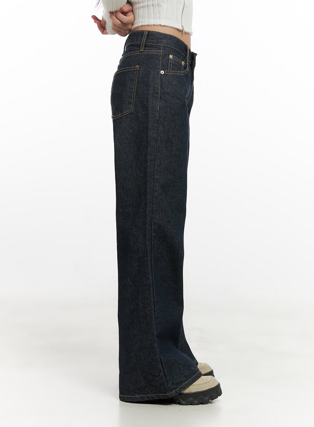 Lisa Cotton Comfort Wide Leg Jeans CN419