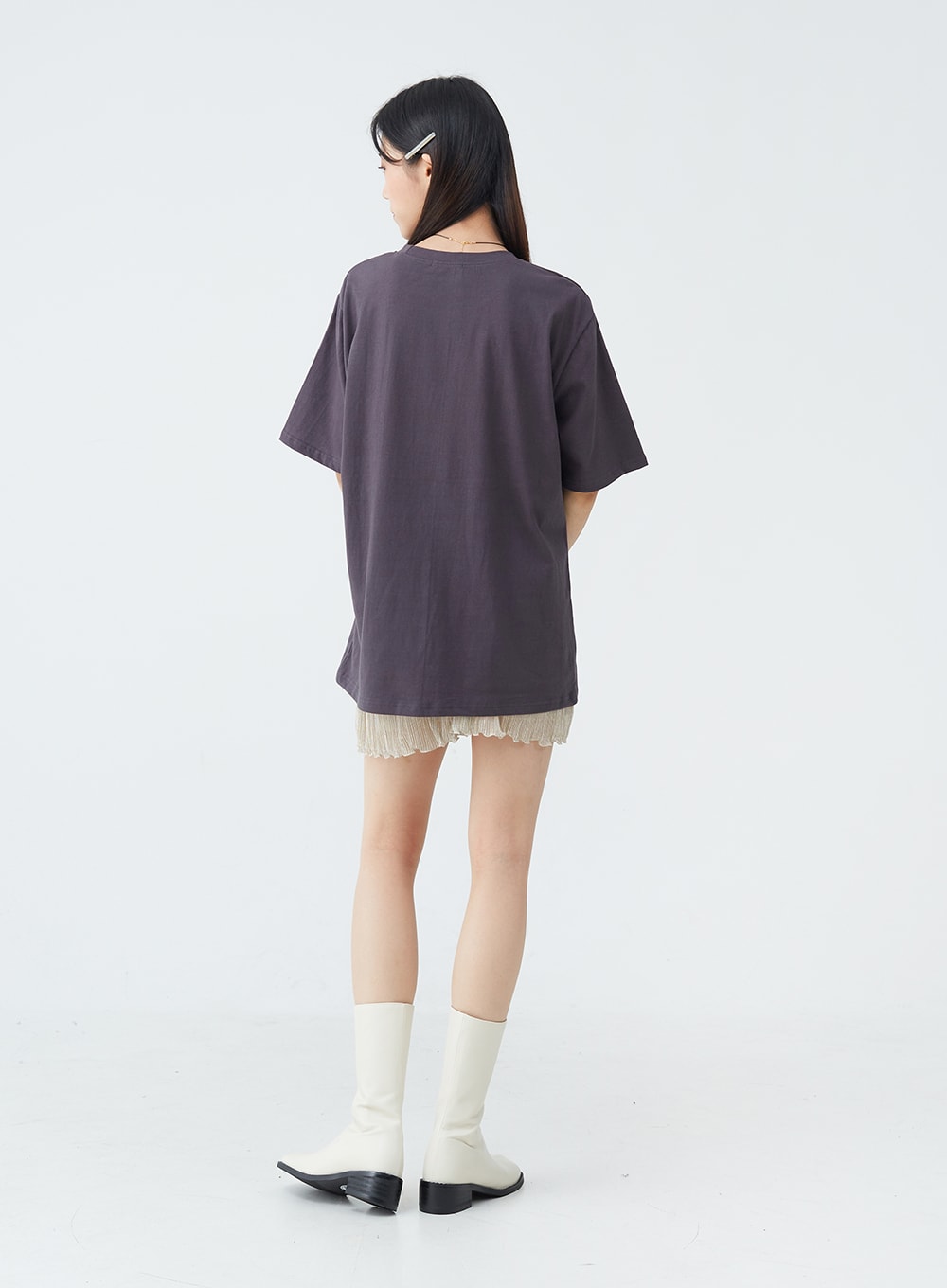 Sideways Graphic Oversized Tee OU19