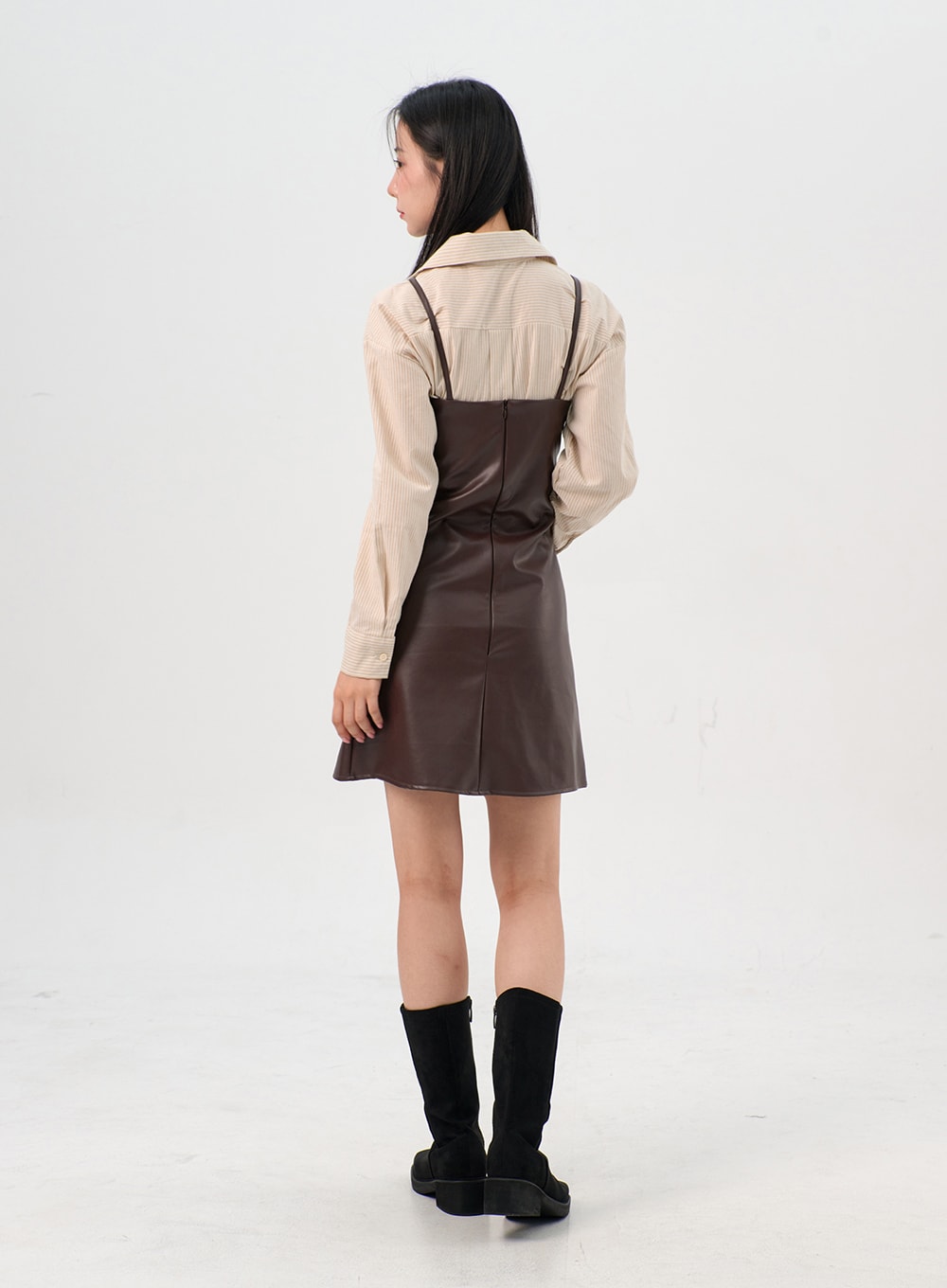 Striped Button Down Shirt OS302