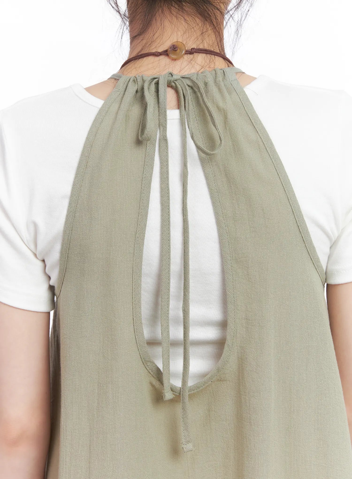 Flared Halter-Neck Mini Dress CU511