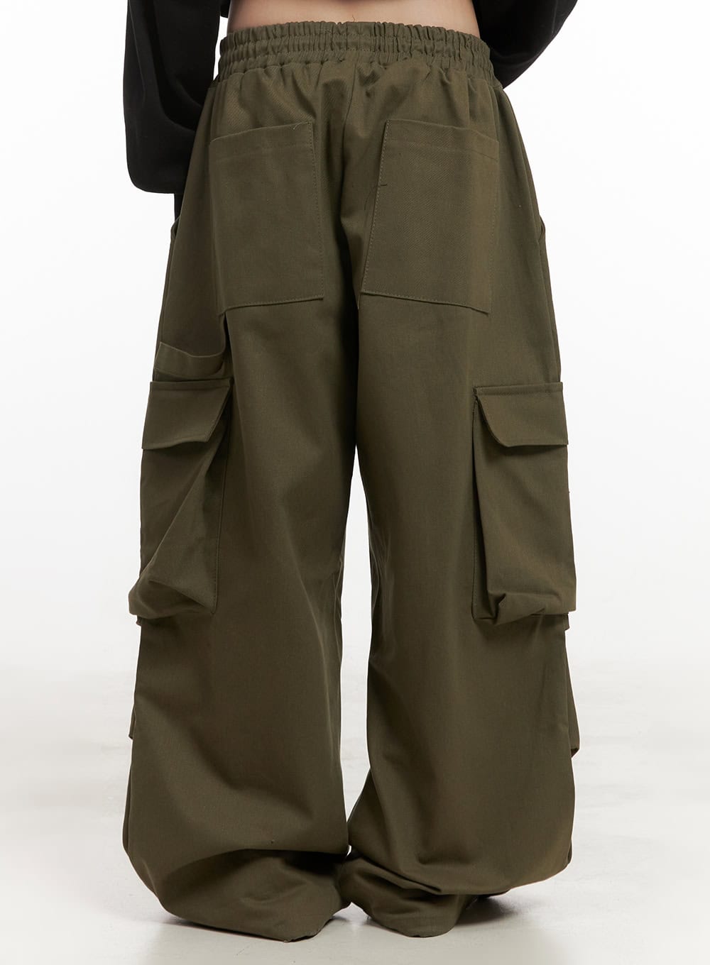 Unisex Oversized Cotton Cargo Pants CJ506