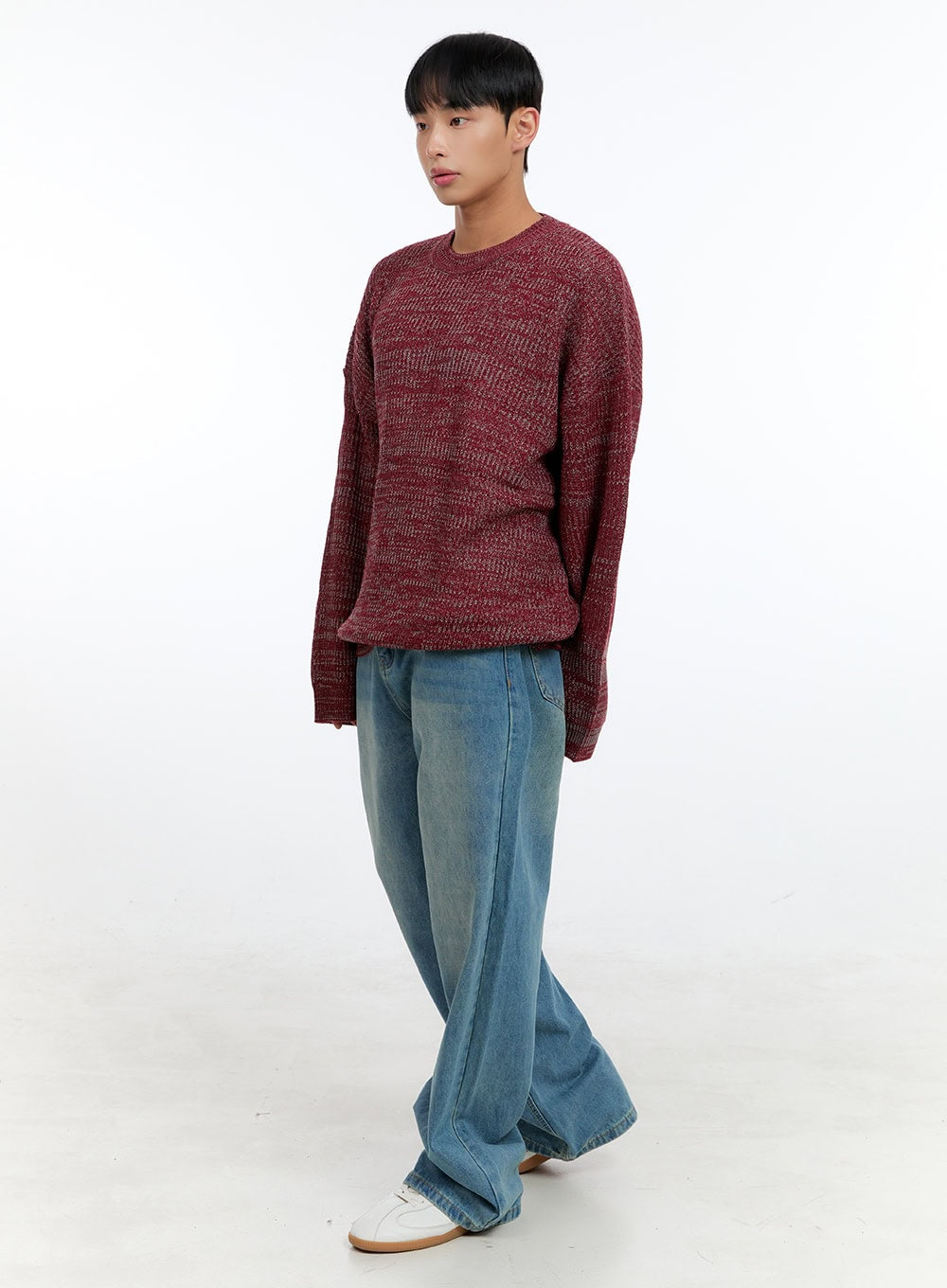 Men's Cozy Round Neck Sweater IG416