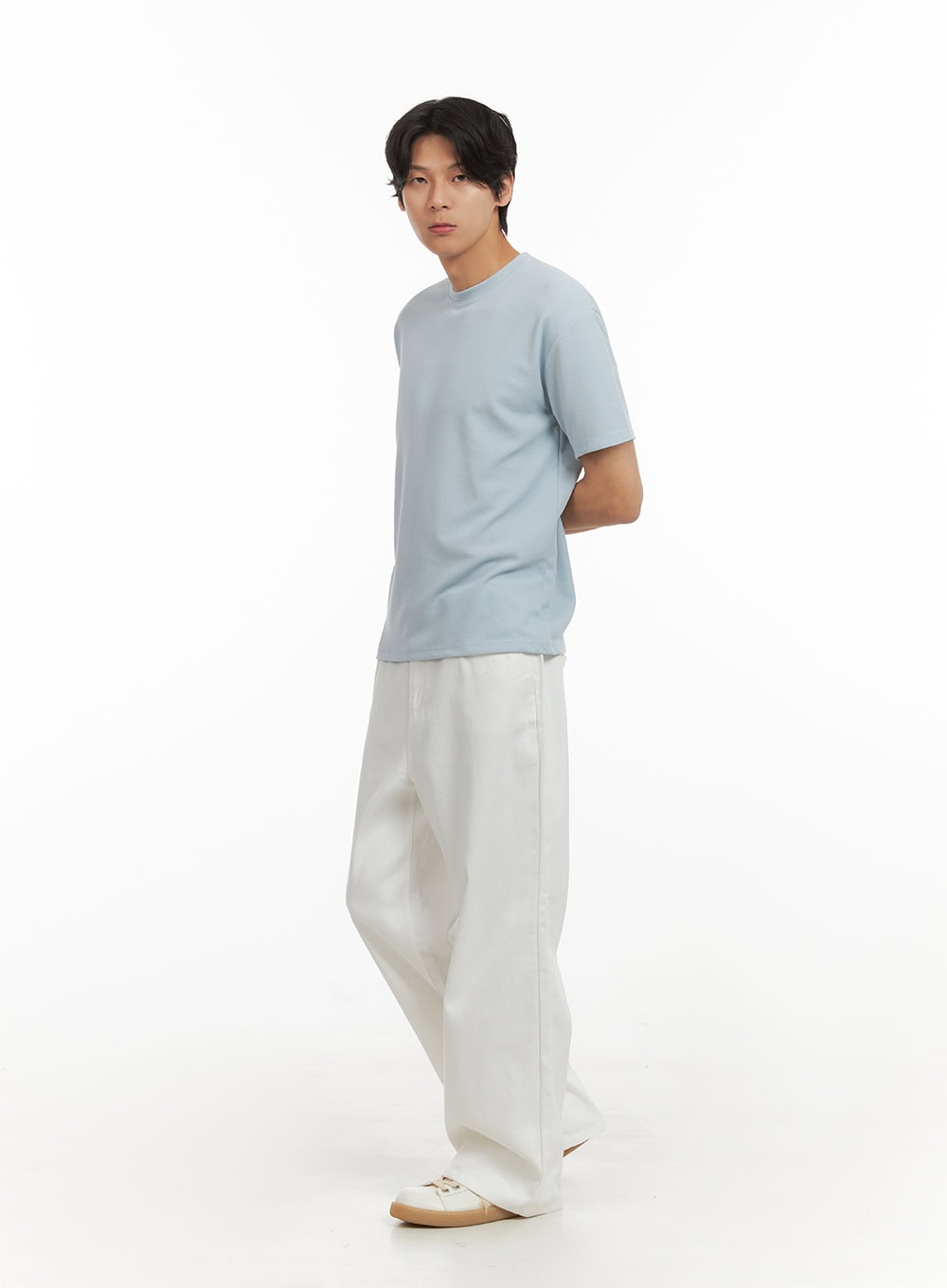 Men's Basic T-Shirt (Light Blue) IY410