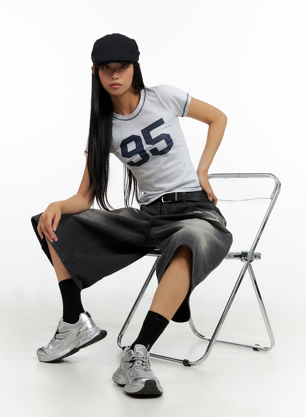 Washed Baggy Jorts IL419