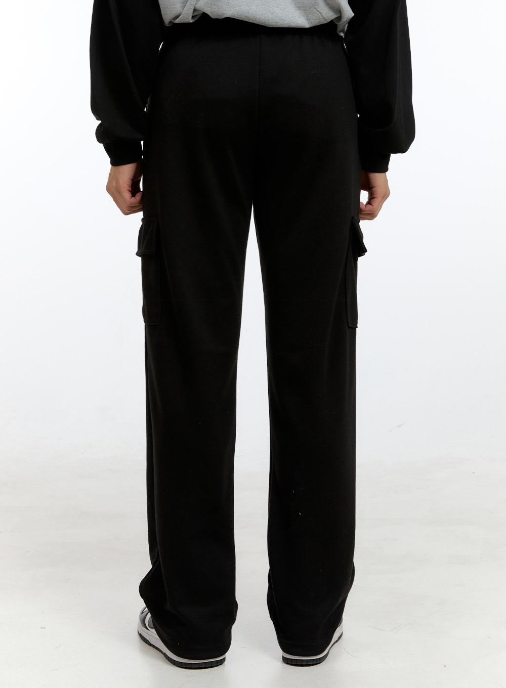 Men's Cargo Sweatpants (Black) IG416