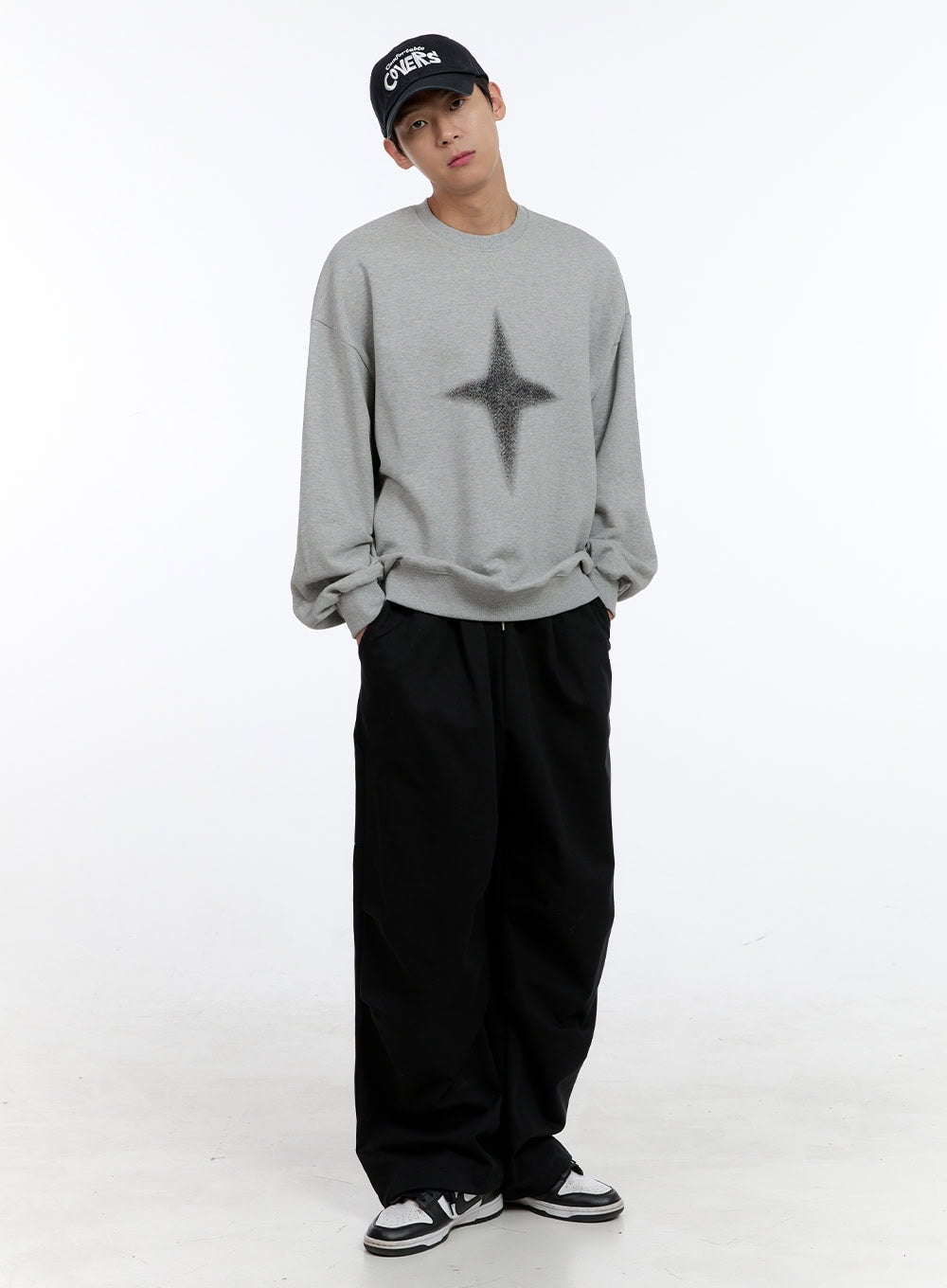 Men's Cozy Cotton Crewneck Sweatshirt IG428