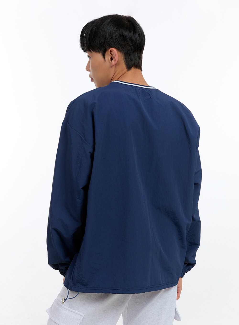 Men's Lettering Round Neck Sweatshirt IG421