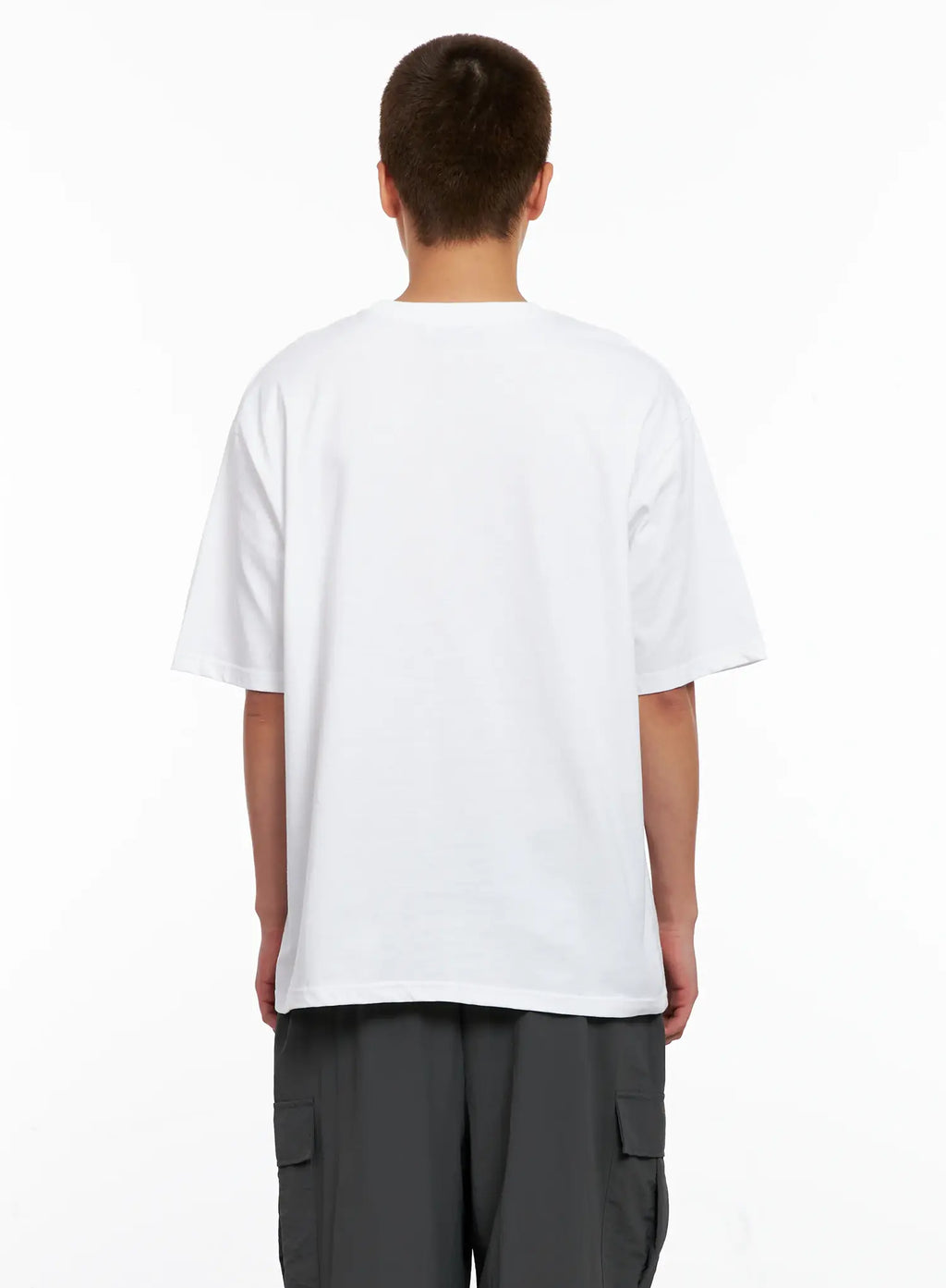 Men's Graphic Spray-Print Tee IG508